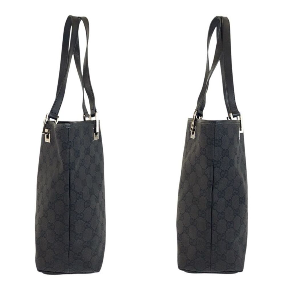 Gucci GG Canvas Leather Tote Bag - Picture 8 of 10